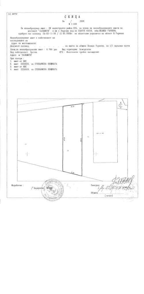 Продава се Парцел в Велико Търново, Промишлена зона - Запад - 700 кв.м за 37 €/кв.м - Снимка #8