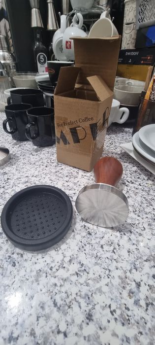 Tamper 51mm + suport cauciuc compatibil Delonghi