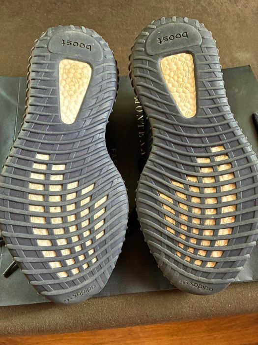Сиви и черни сникърси ADIDAS YZY 350