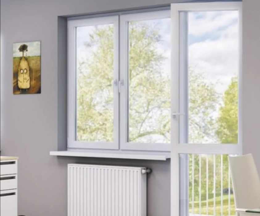 Пластиковые окна двери так же алюминивые