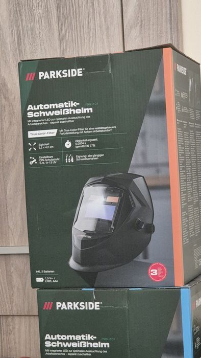 НОВ Parkside PSHL 2 D1 – Автоматичен заваръчен шлем