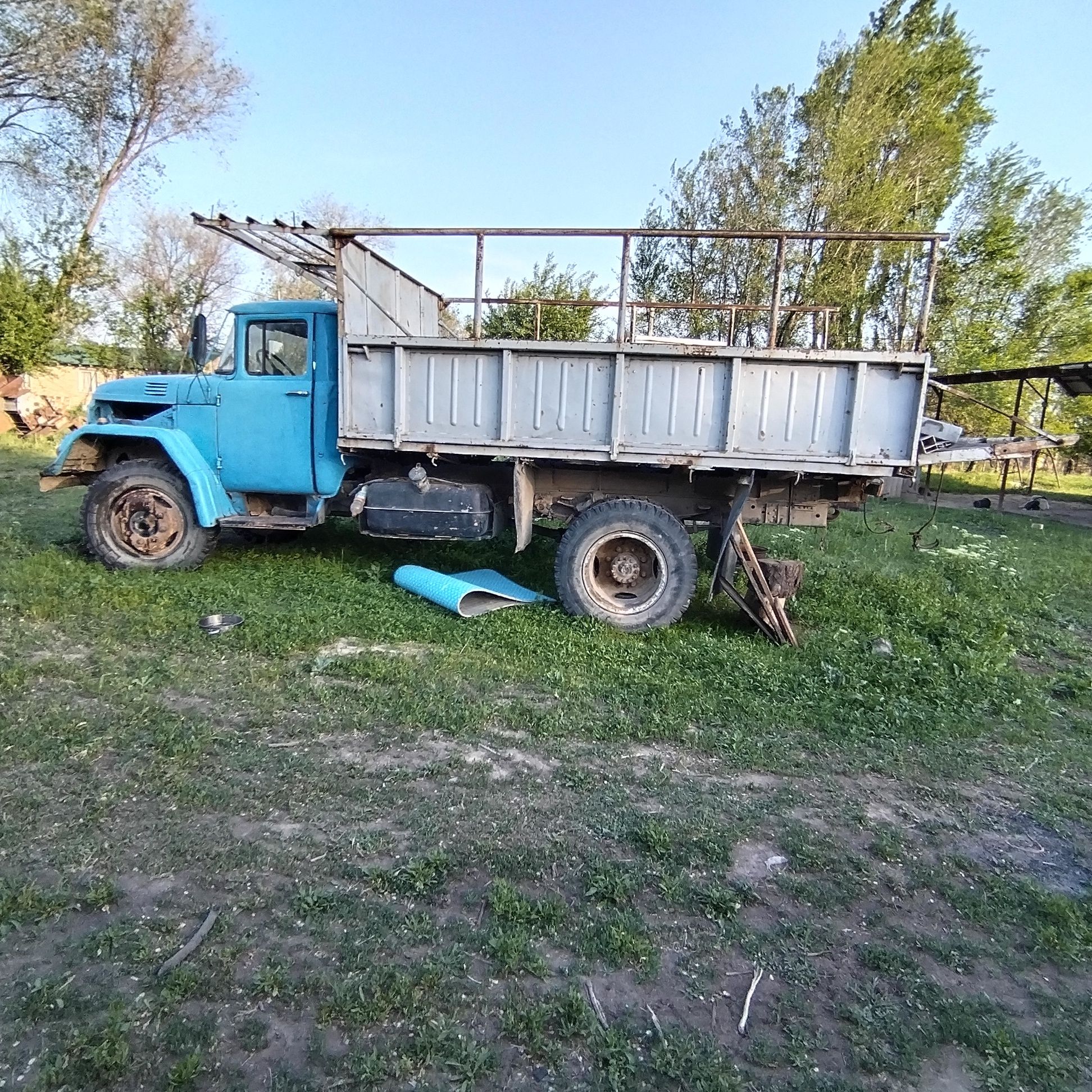 Зил с прицепом бортовой