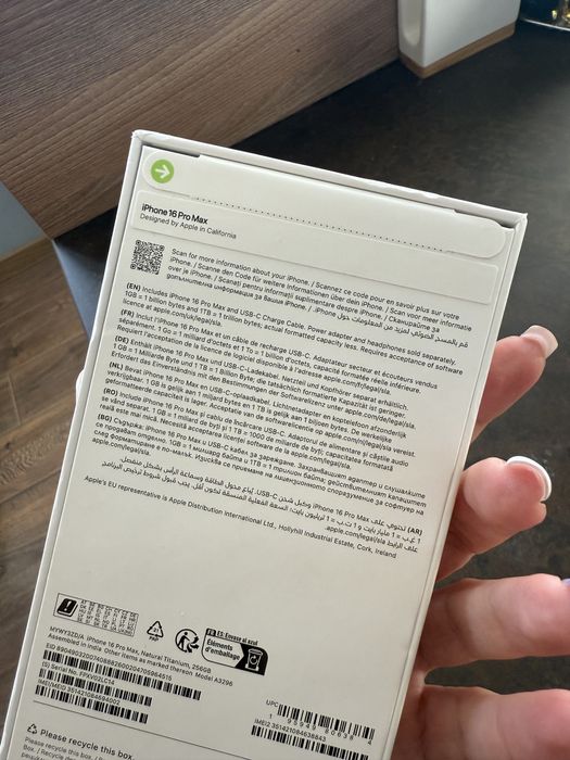 Iphone 16 pro max -256 GB