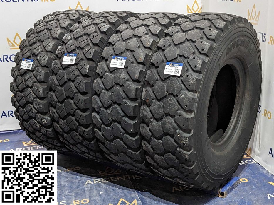 Set 4 anvelope 365/85/R20 Michelin (cod S100434I)
