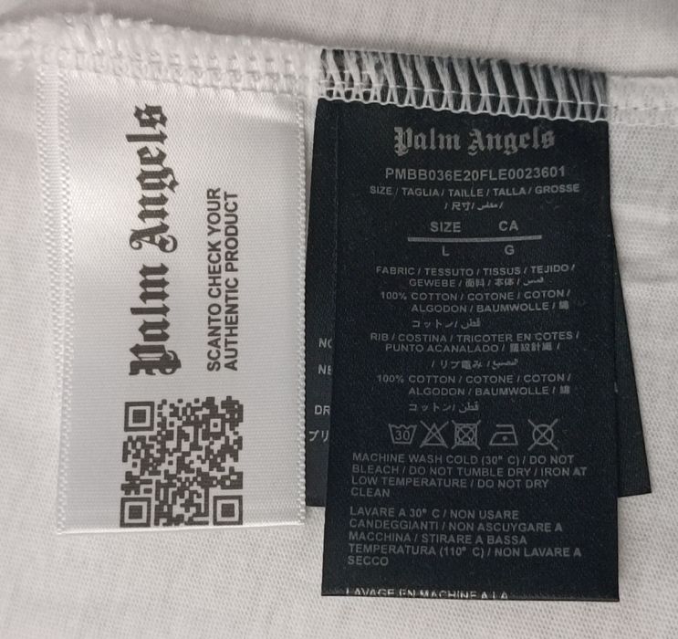Palm Angels Sprayed Tee оригинална тениска L памучна фланелка