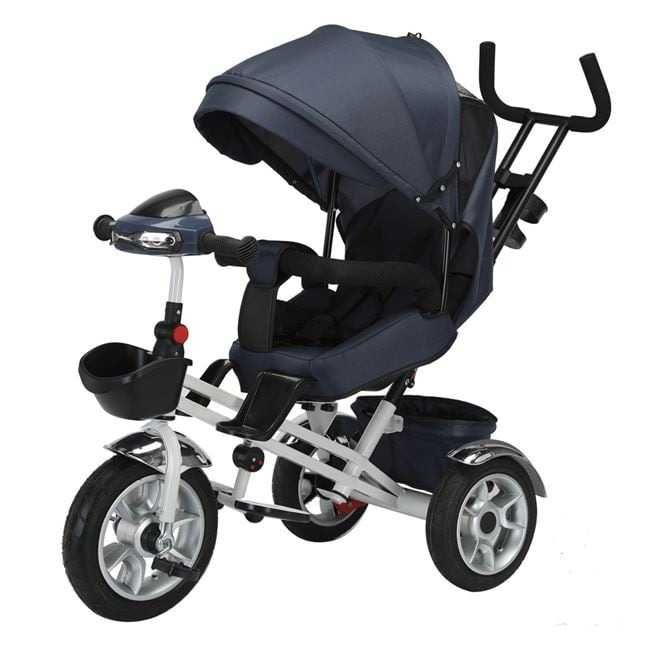 Tricicleta cu maner impingere  4in1, sezut reversibil,lumini,sunet