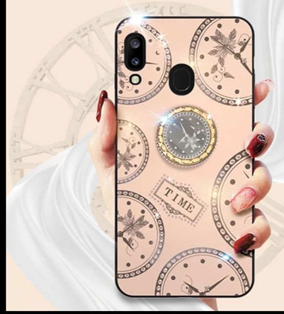 Husa cu inel rotativ Clock pentru  Huawei P smart 2019 ;