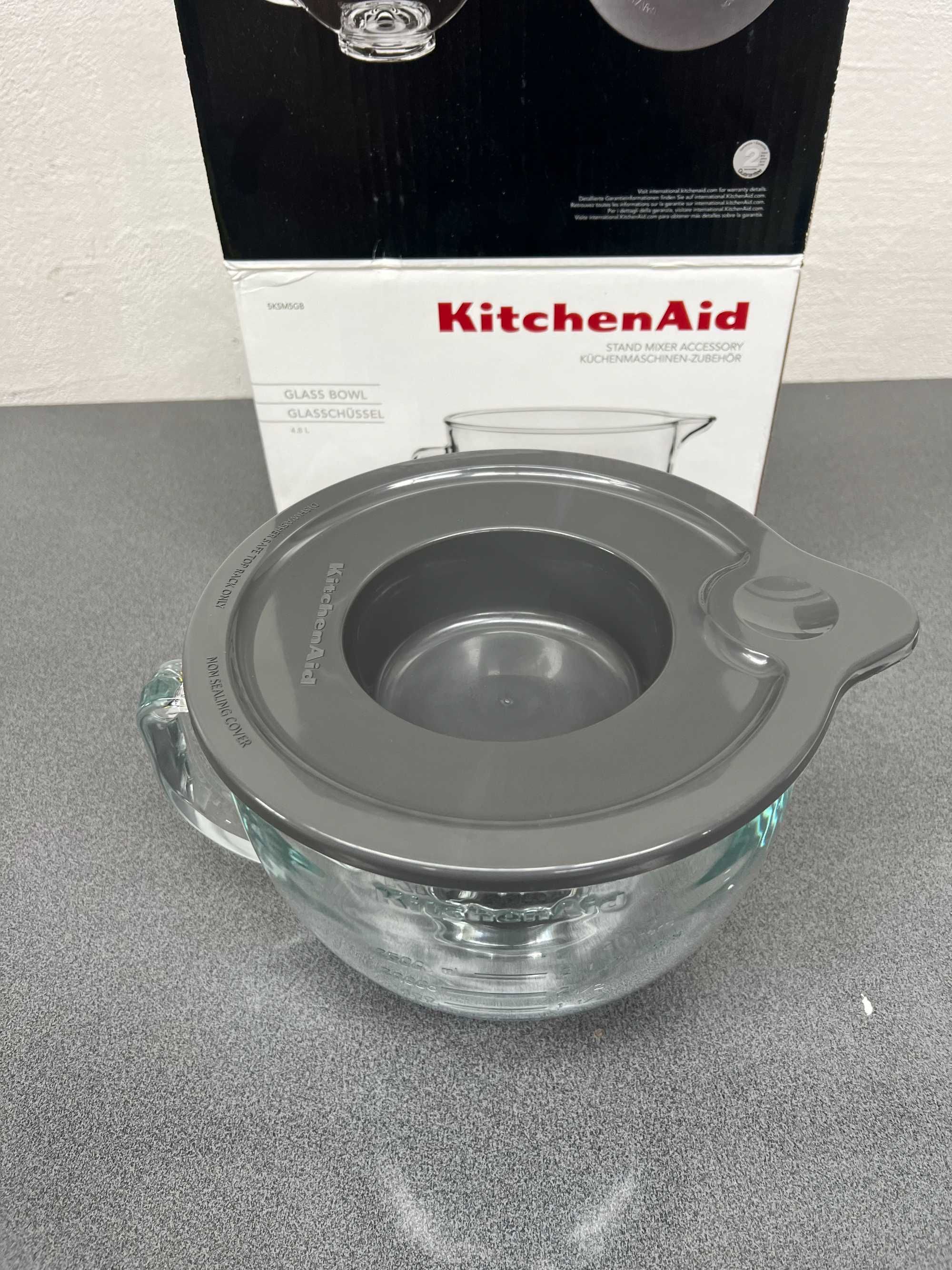 Купа за настолен миксер KitchenAid 5KSM5GB , 4,83л , стъкло