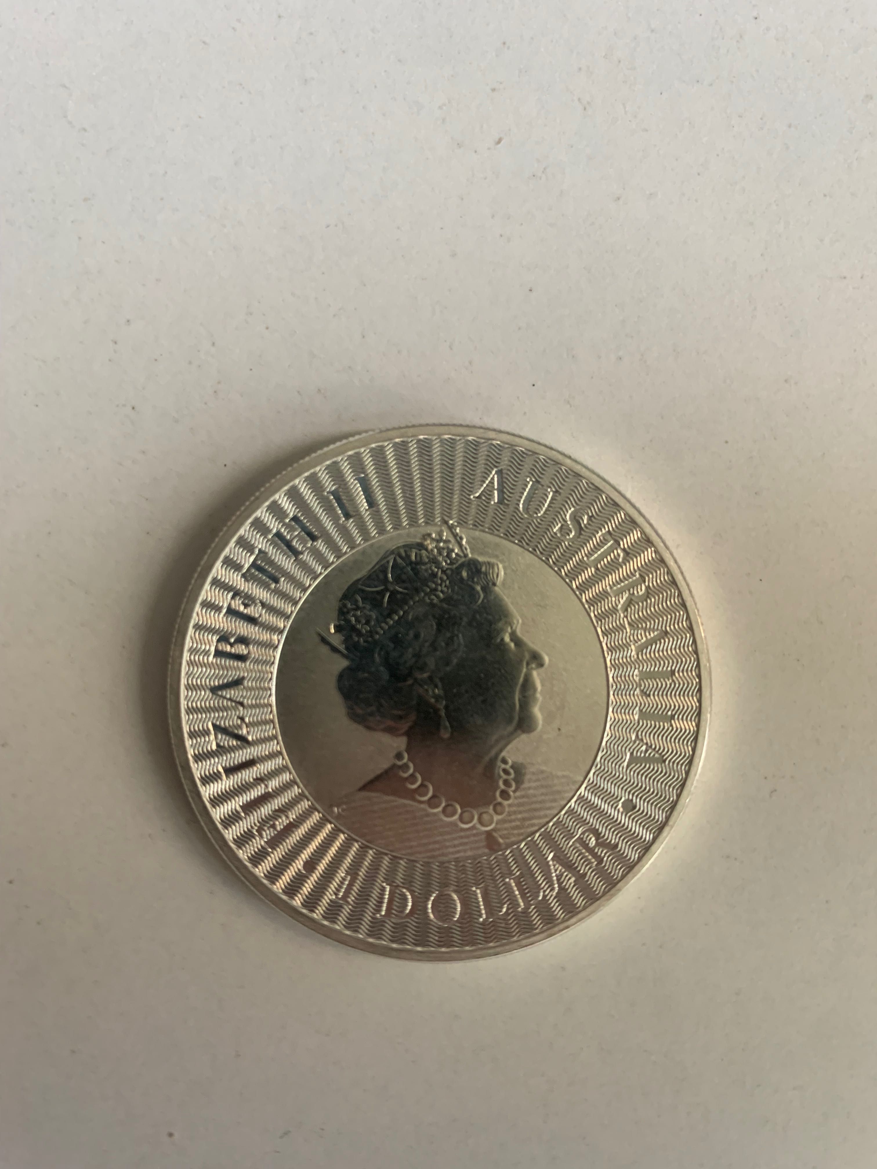 Moneda argint pur 999.9 investitie 1 oz 31.1g noua Kangaroo 2020