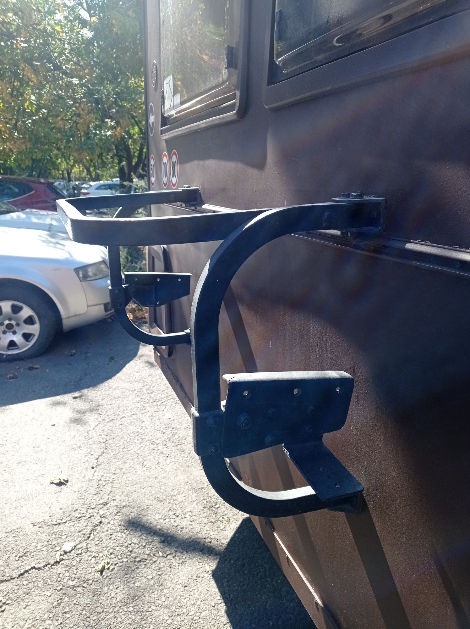 Suport motoreta pentru autorulota camper