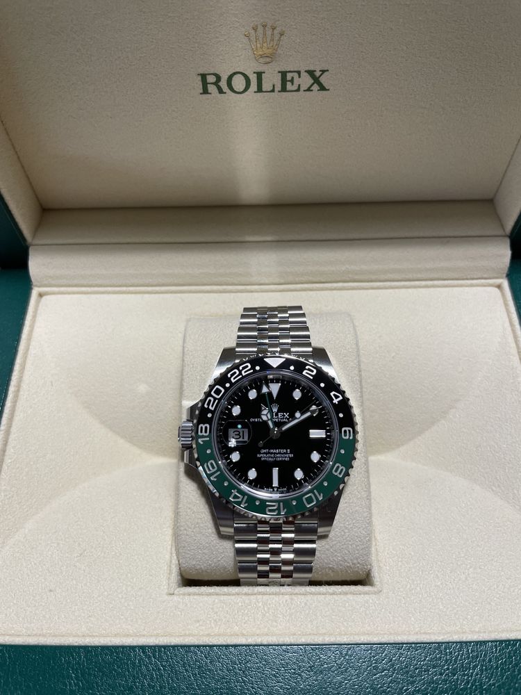 Часовник Rolex GMT Master ll Sprite Black Dial Jubilee