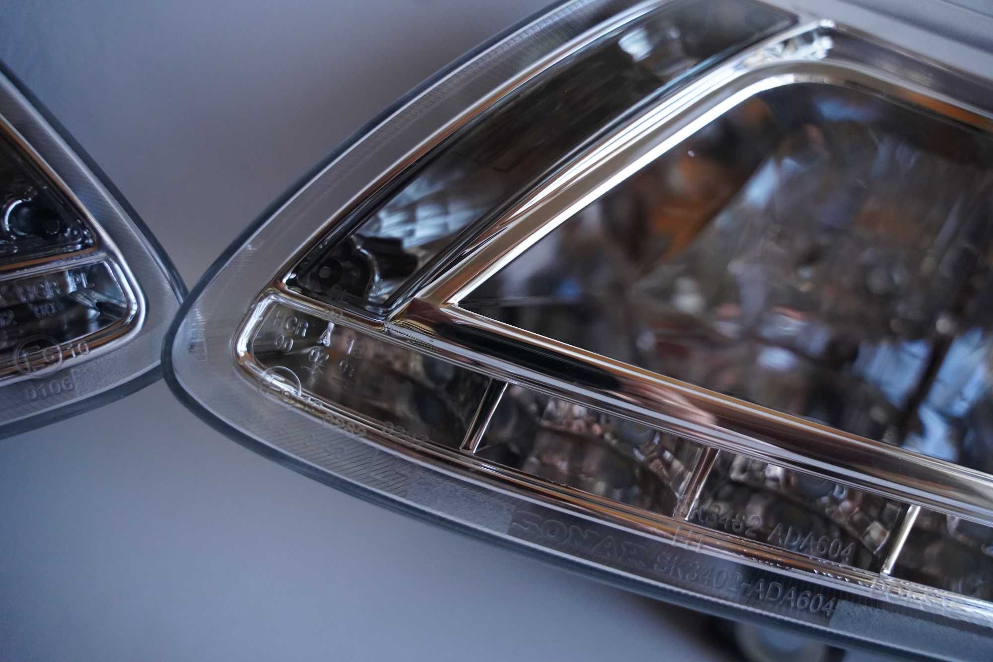 Фарове Ауди А6 Ц6 4Ф ЛЕД дневни светлини Audi A6 C6 4F 04-08 Кристални