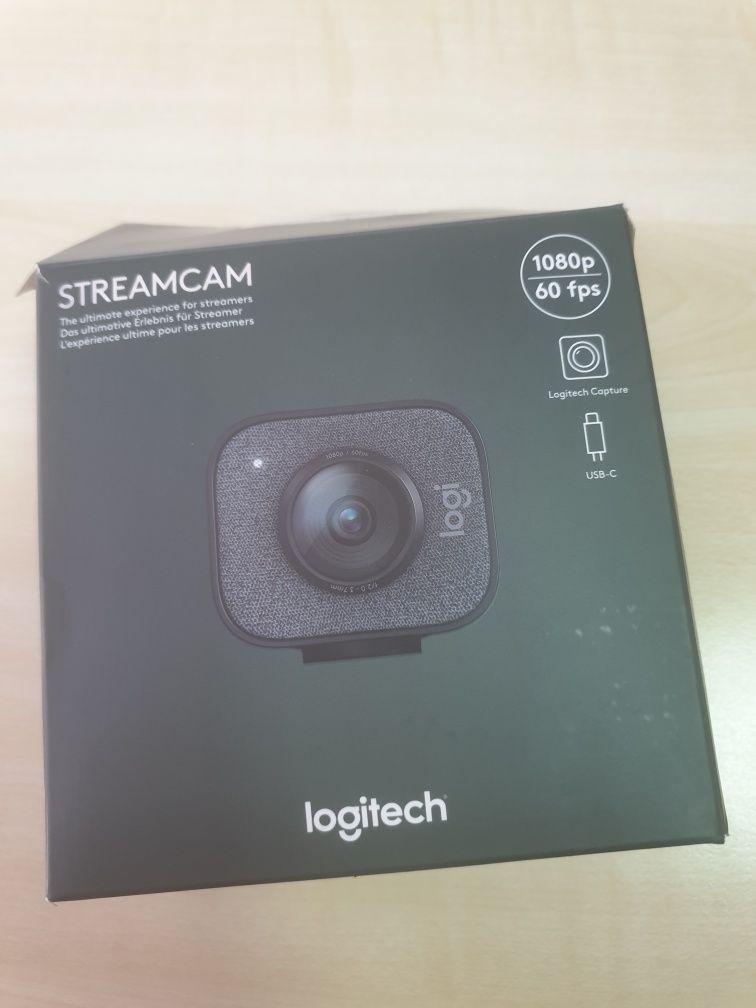 Logitech StreamCam уебкамера за стриймъри 1080p 60fps USB Type C