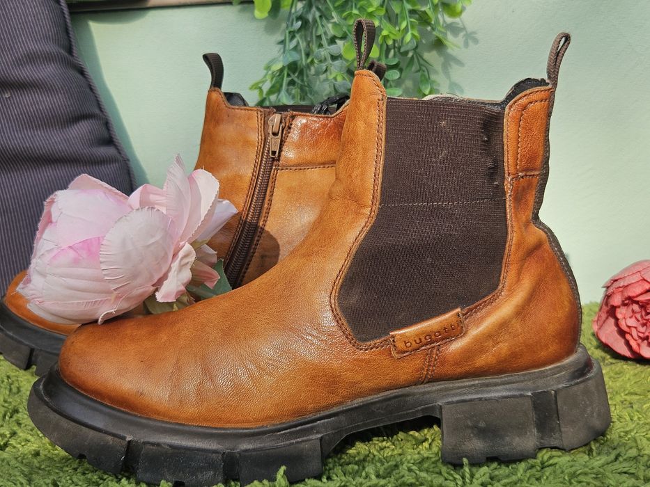 Bugatti ботуши от кожа N41