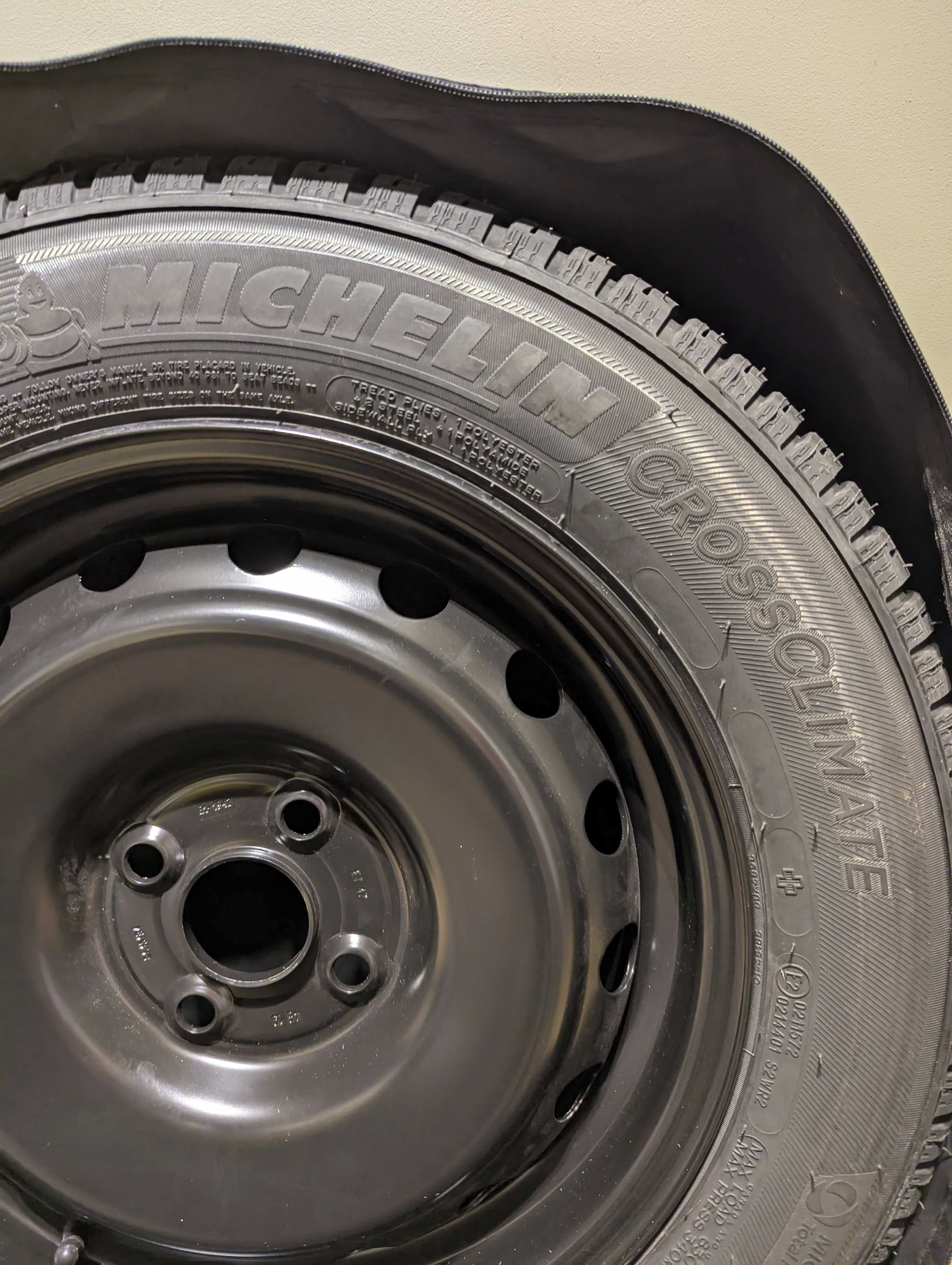 Janta otel+anvelopa all-season Michelin CrossClimate 4x100 185/65/R15
