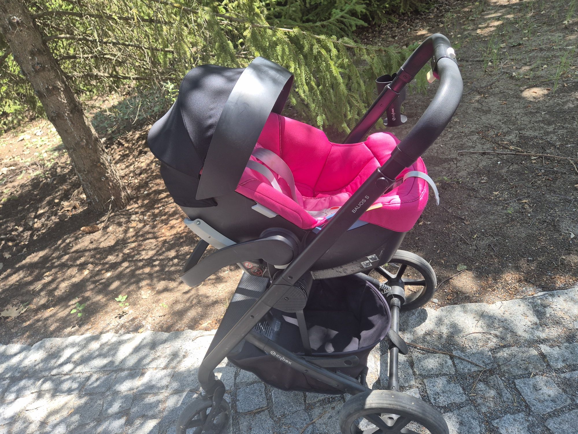 Бебешка количка 3 в 1 Cybex Balios S Passion pinkk