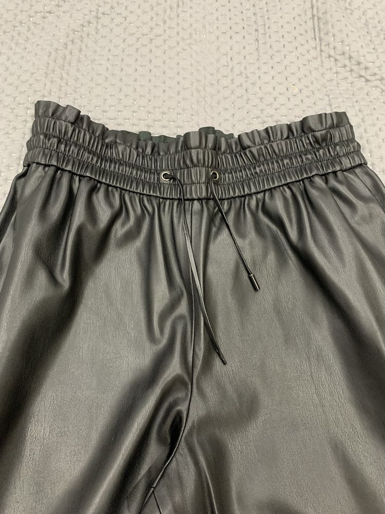 Брюки Zara, экокожа