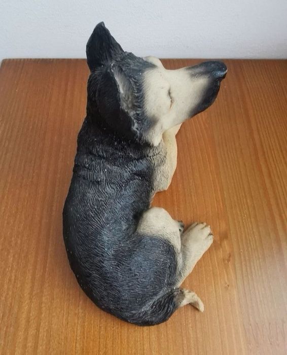 Caine lup decorațiune 18 cm