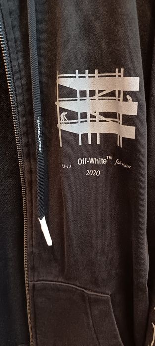Off White c/o Virgil Abloh 2019 Graphic Print Hoodie L