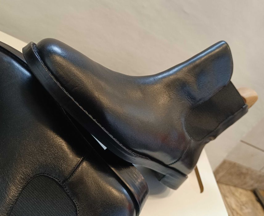 Ghete chelsea 38 38.5 plain toe Ralph Lauren piele naturala moale
