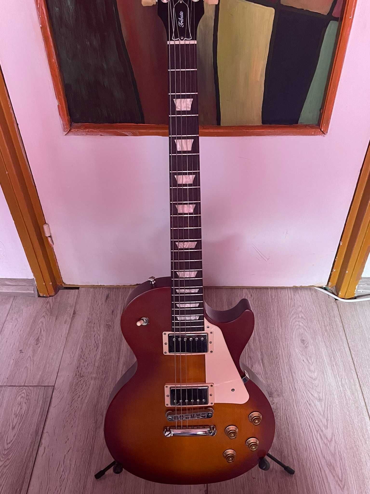 Vand "Gibson Les Paul Tribute Satin Iced Tea" + Husa Soft Shell Gibson