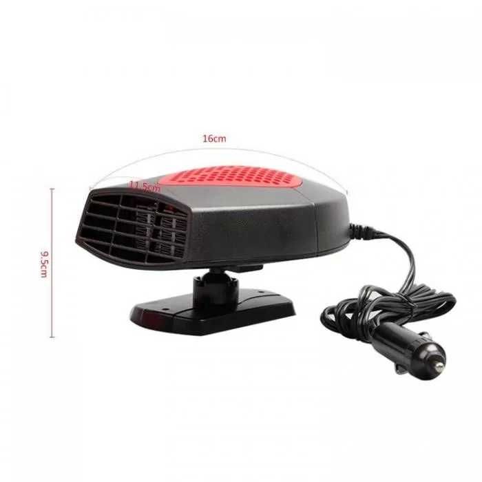 Печка за кола Automat, Духалка за автомобил, 12V, 5001, Червена и сива