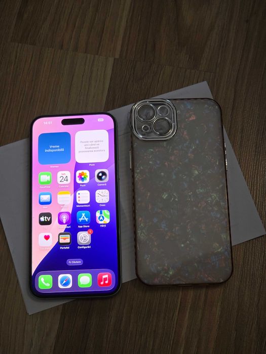 Iphone 15 Plus 128GB Green liber de rețea bateria 84%