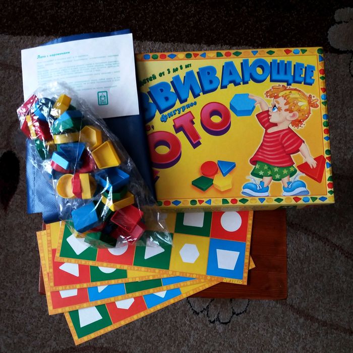 Детское развивающее лото, новое