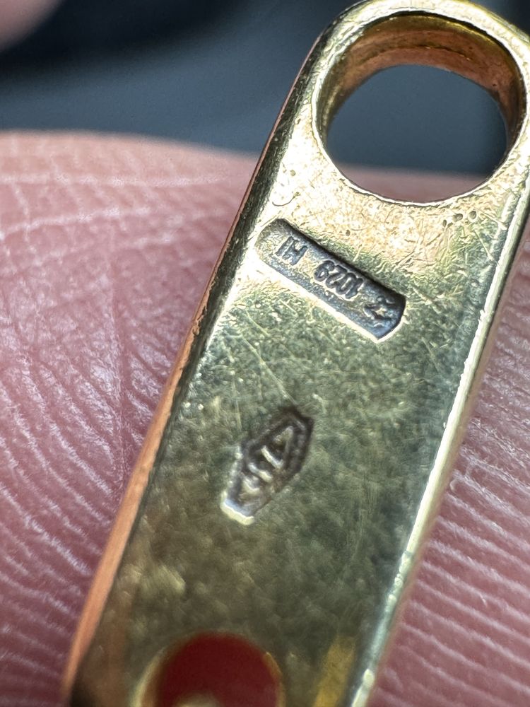 Hermes златен синджир ланец 18к, 750