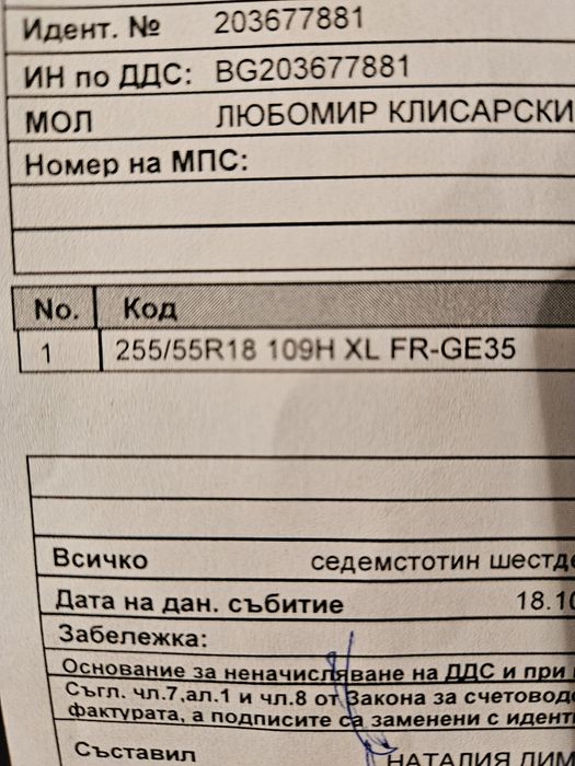 Зимни гуми 255/55/18