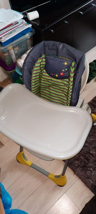 Scaun masa copil Chicco Polly 6 luni+ DENIM