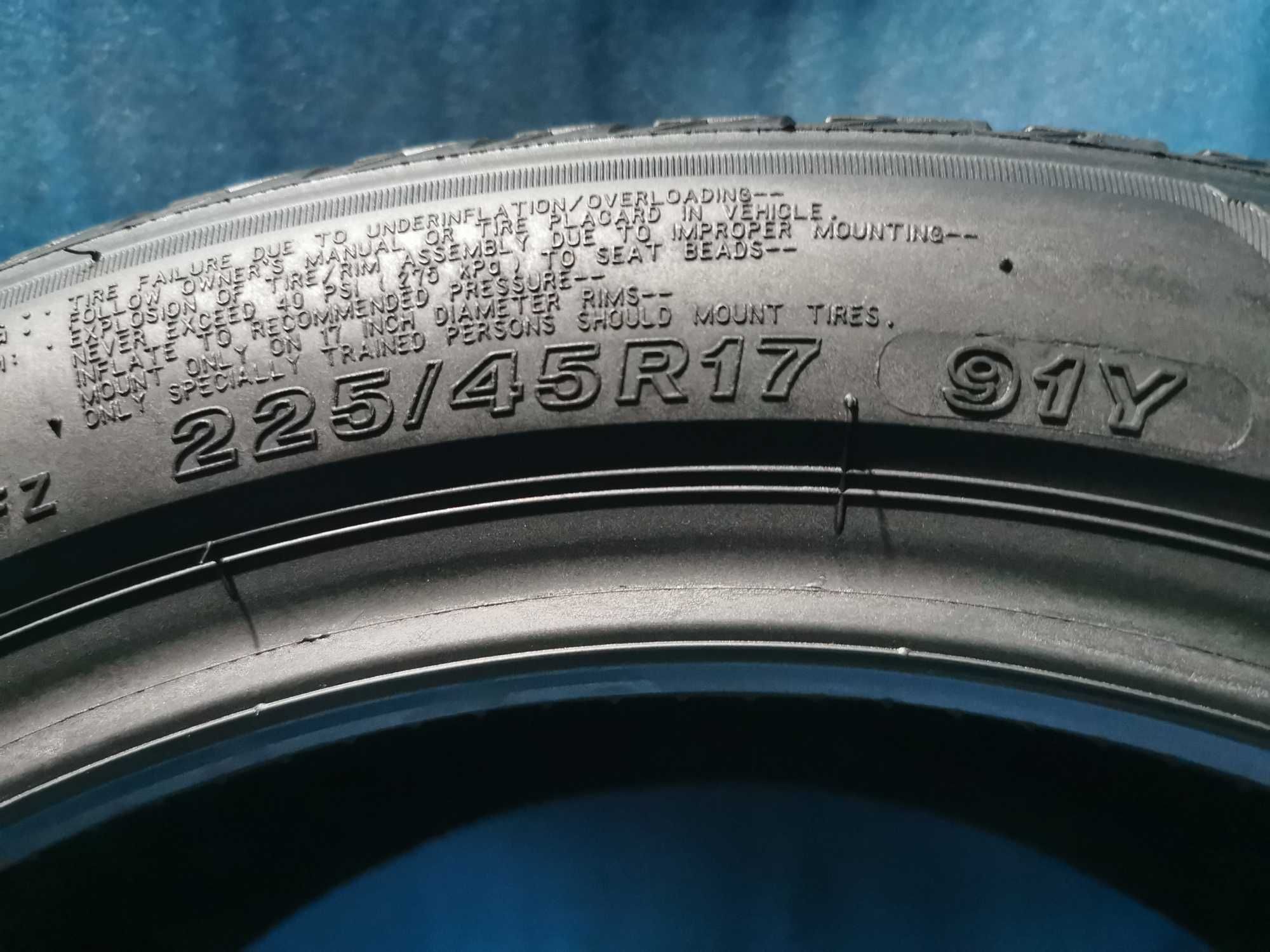 225 45 17 bridgestone 2 buc