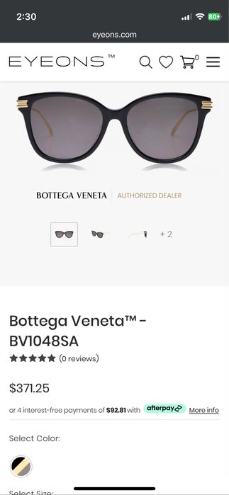 Дамски слънчеви очила Bottega Veneta bv1048sa