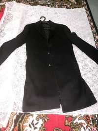 Пальто чёрного цвета мужское
