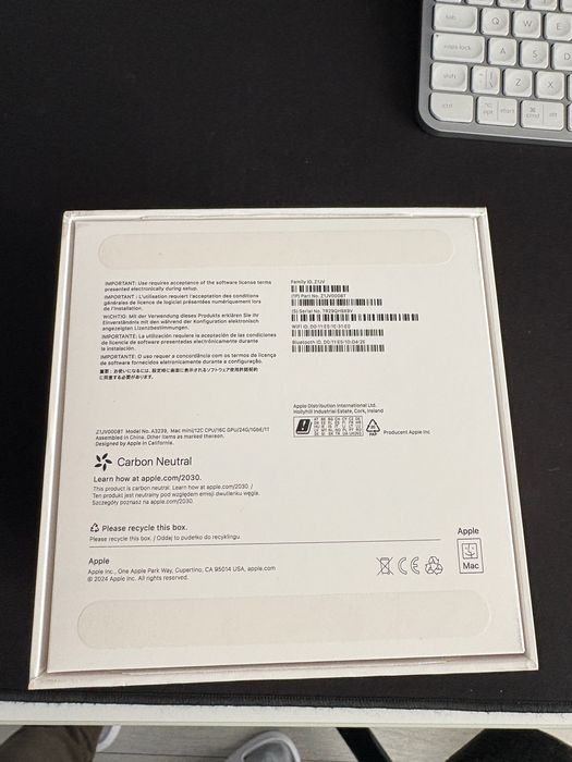 MAC Mini M4 Pro 1TB SSD Гаранция