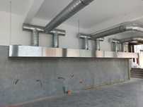 Montaj hota inox restaurant / fast food si tubulatura de ventilatie