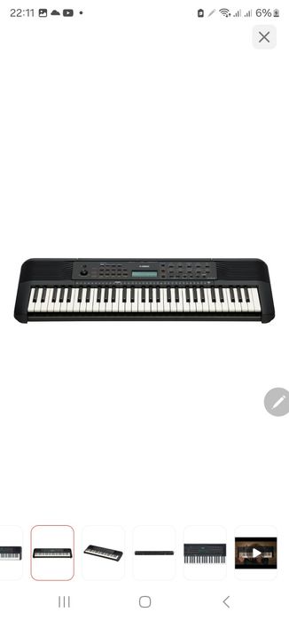 Синтезатор пианино Yamaha PSR-E273 Black