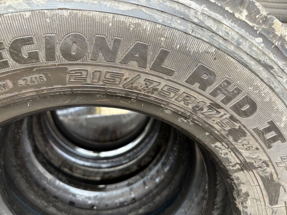215/75 r17,5 Tractiune 4 buc f f bune GOODYEAR