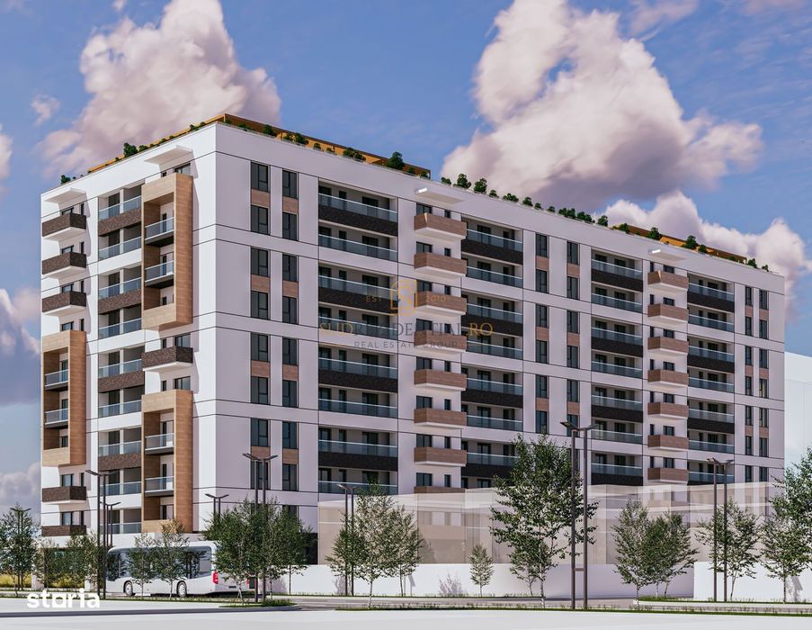 Nou! Apartament decomandat cu 2 camere, balcon 11 mp - zona Pucheni,S5