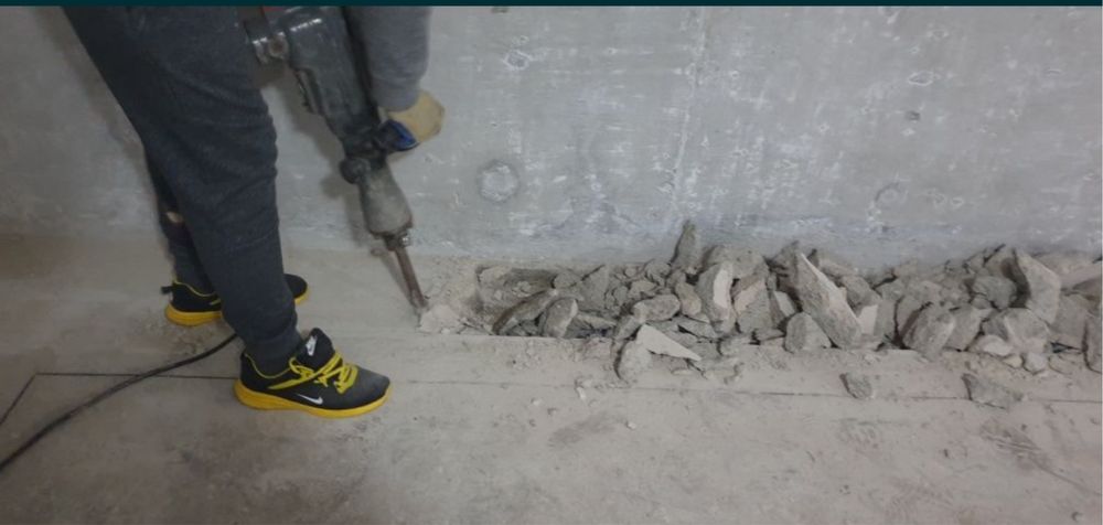 DEMOLARI , TAieri beton , decopertam gresie , faianta ,transport moloz