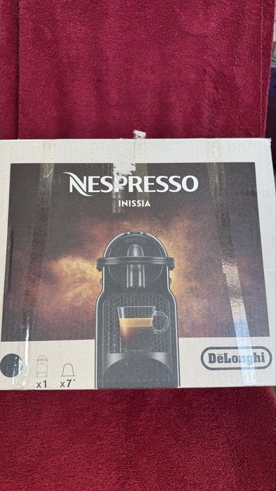 Aparat de cafea, espressor de capsule NESPRESSO Inissia EN80.B, negru