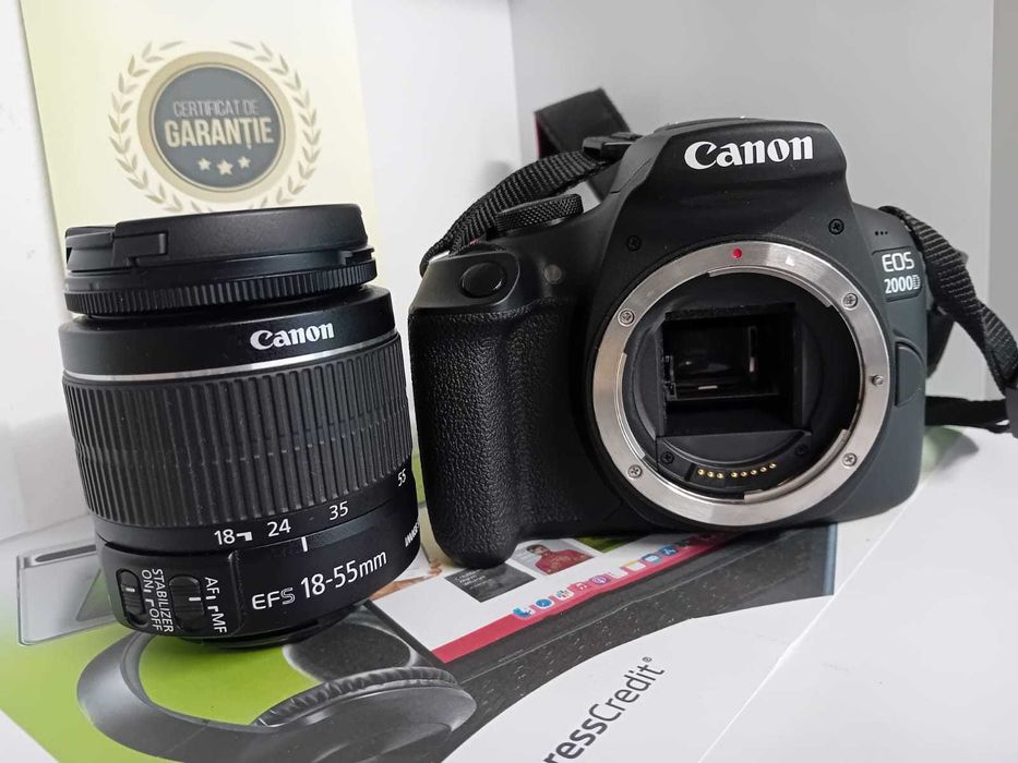Aparat foto Canon DSLR  Eos 2000D[Tomesti-b:32173]-Garantie 2ani!
