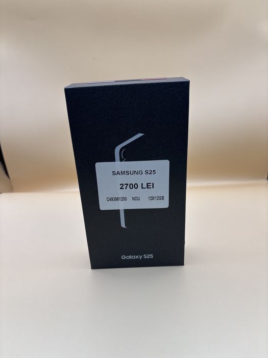 Samsung S25, nou, sigilat, 128 gb memorie internă