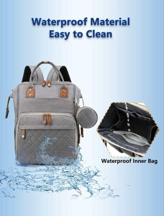 Vand rucsac organizator bebelusi multifunctional pt schimbat/dormit