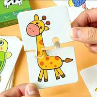 Карточки паззлы для детей от 0-3 лет