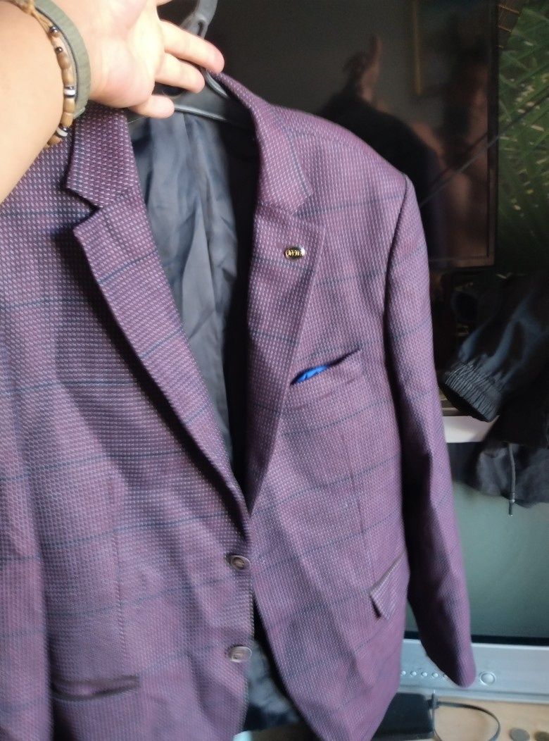 Пиджак Фиолетовый цвет обмен торг есть
