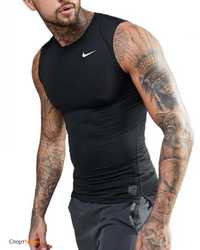Найк Nike Pro Compression Dri Fit мъжки потник тениска без ръкави S