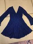 Rochie dantela albastra BSB