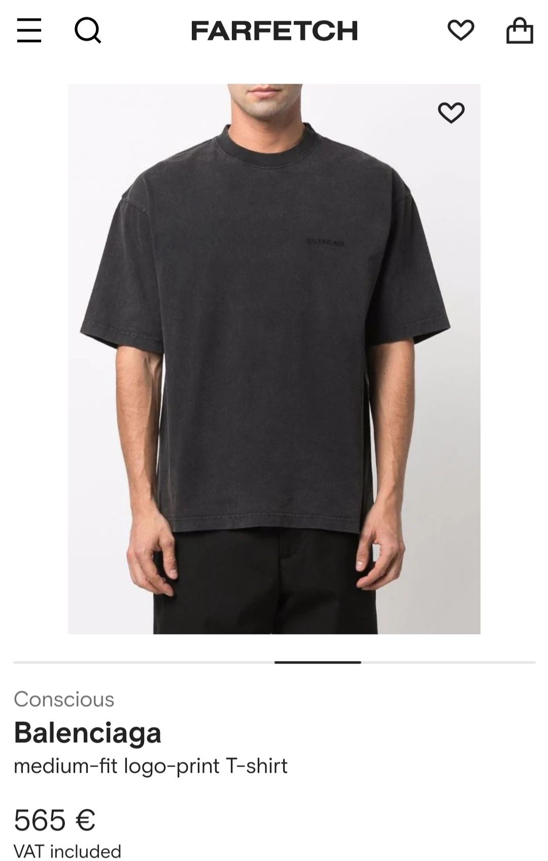 Balenciaga medium-fit-logo-print-T-shirt 2023 Намаление за последни