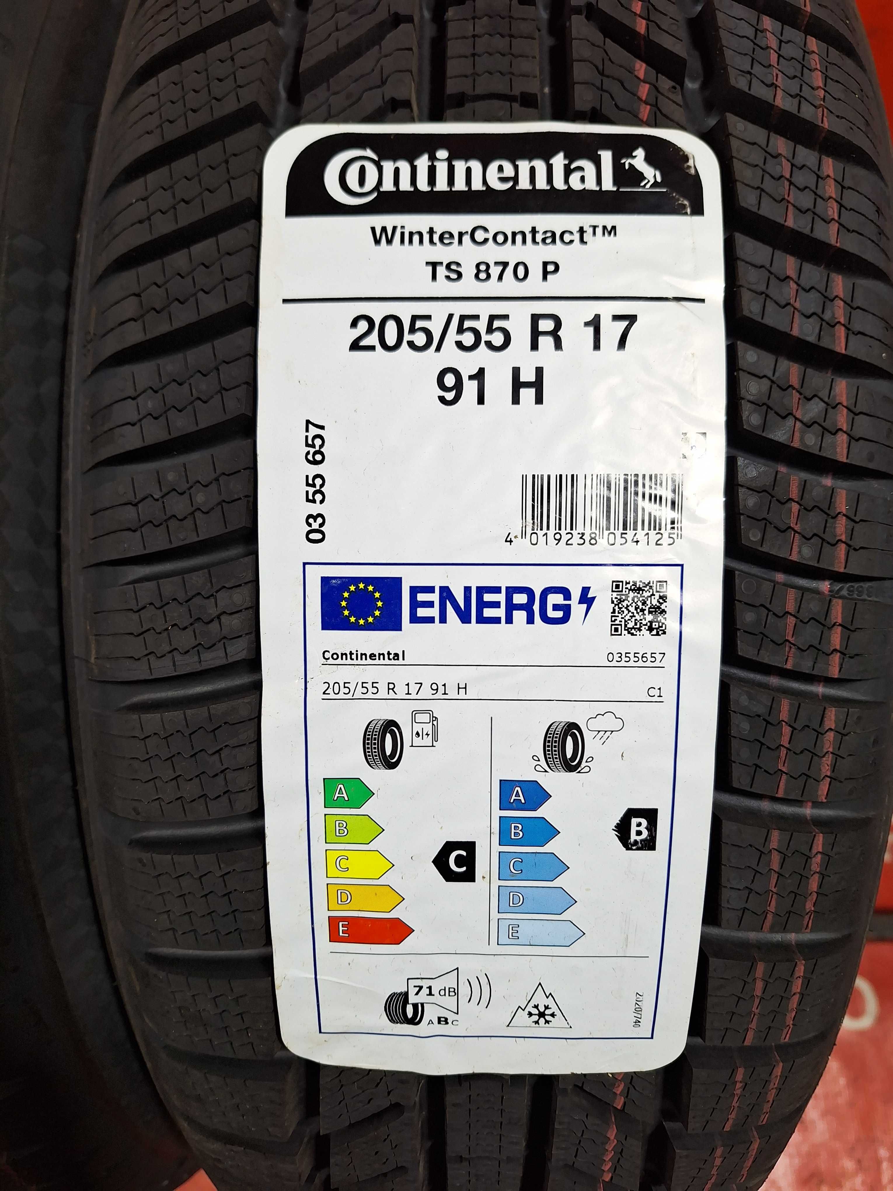 Anvelope de IARNA - 205/55/17 - Continental TS870 - NOI - DOT 2021 !